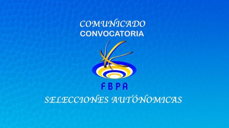 CONVOCATORIA SELECCIONES DOMINGO 15 SEPTIEMBRE 2024