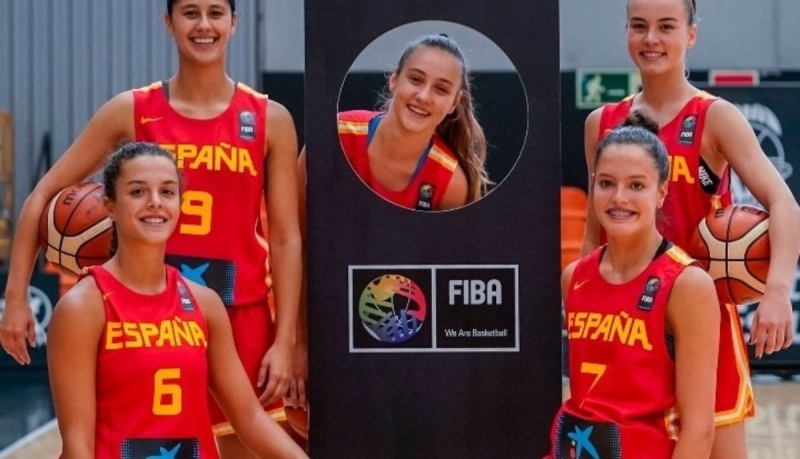 INÉS NOGUERO, BRONCE CON LA U17 ESPAÑOLA EN EL SKILLS CHALLENGE FIBA